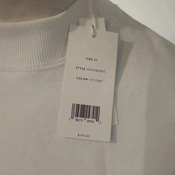 VINCE MOCK NECK MINI SWEATSHIRT DRESS SIZE XS - Picture 5 of 5